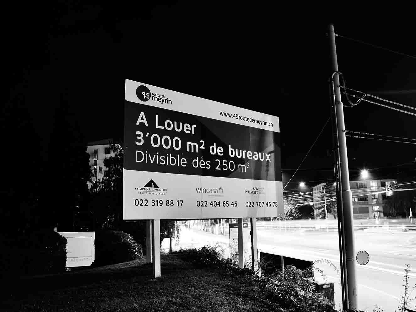 Panneau de chantier - Loutan