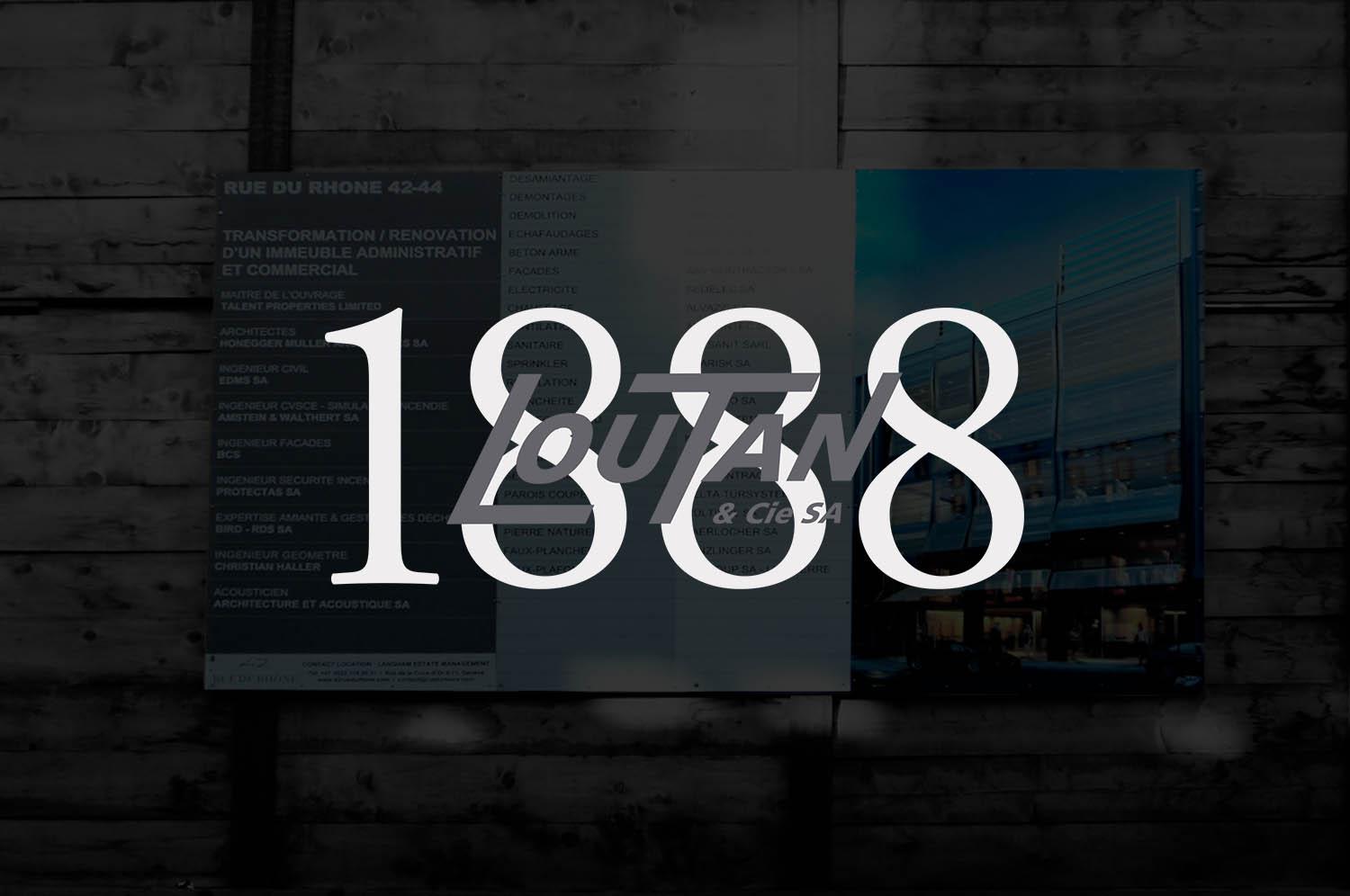 Panneau de chantier - Loutan & Cie