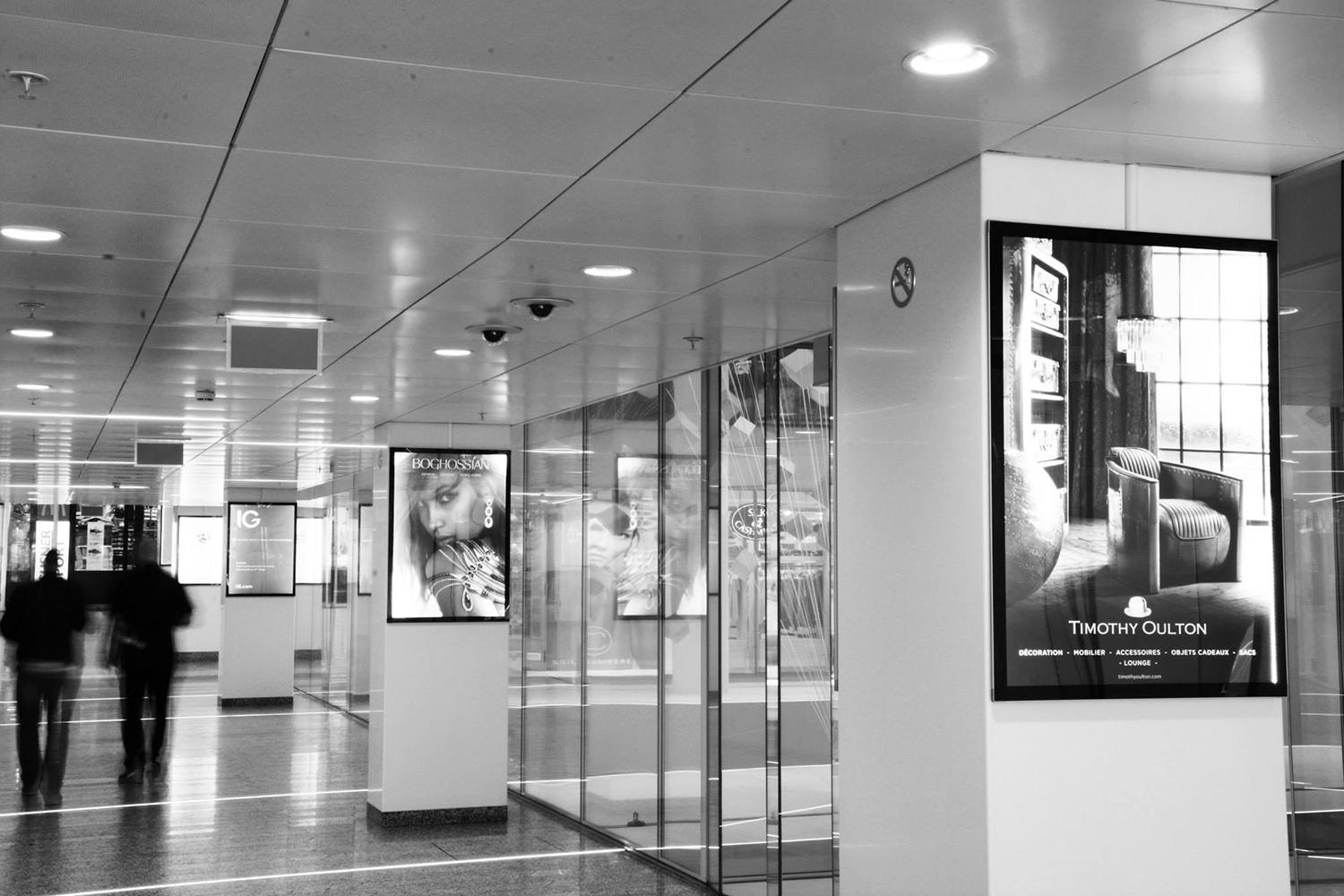 Panneau LED enseigne signalétique