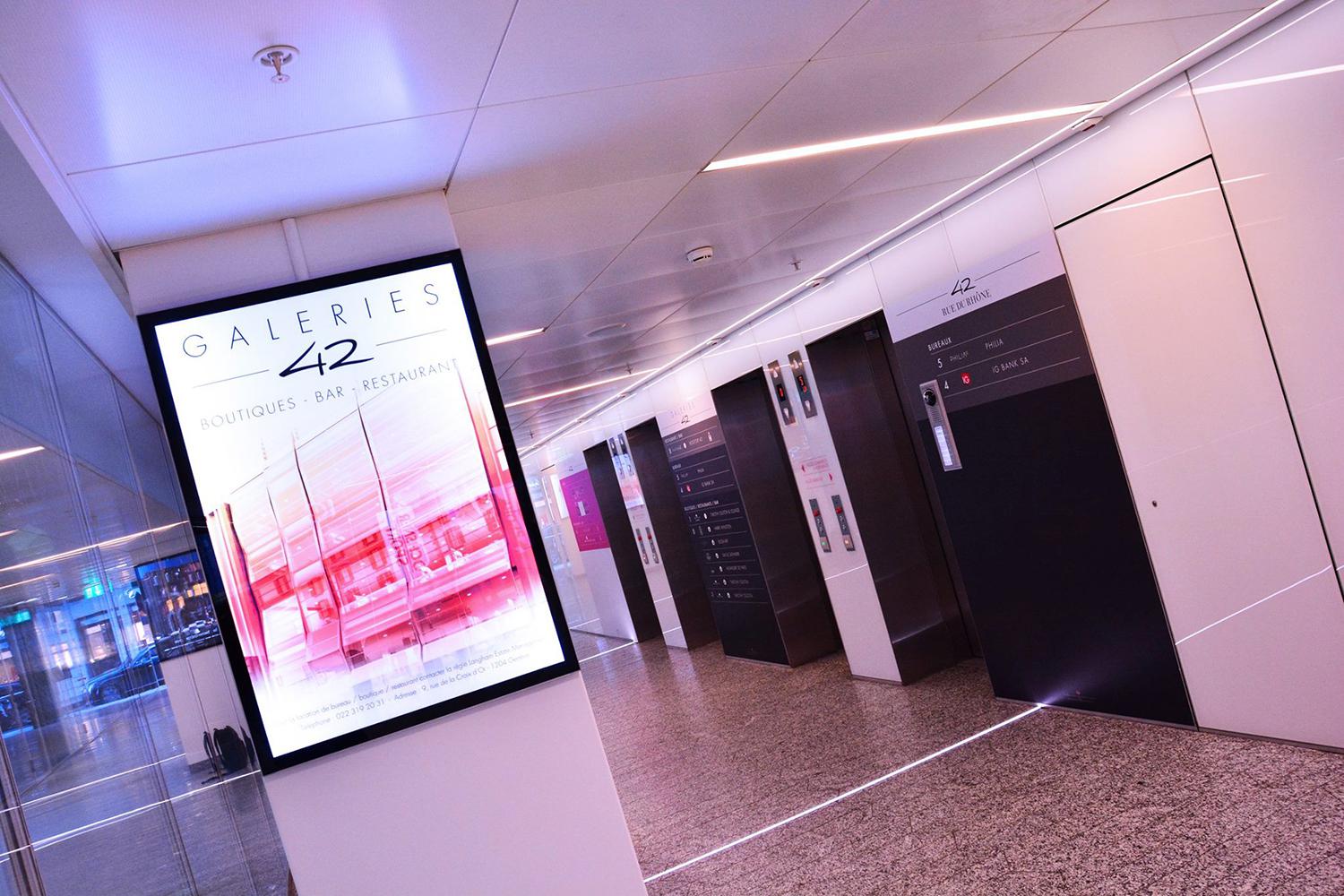 Panneau LED enseigne