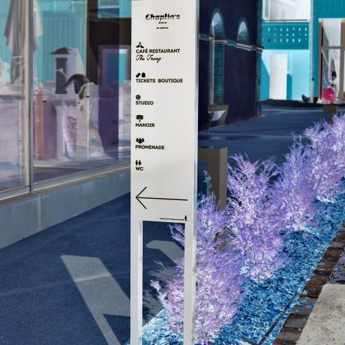 Signalétique musée Chaplin