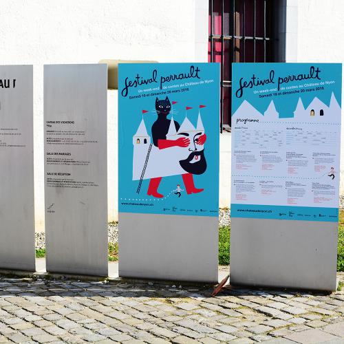 Signalétique Château de Nyon