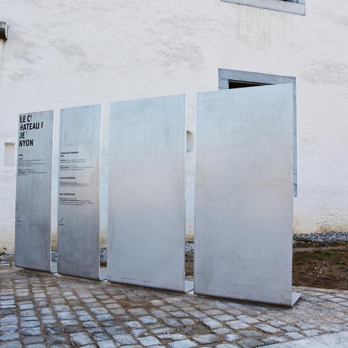 Signalétique Château de Nyon