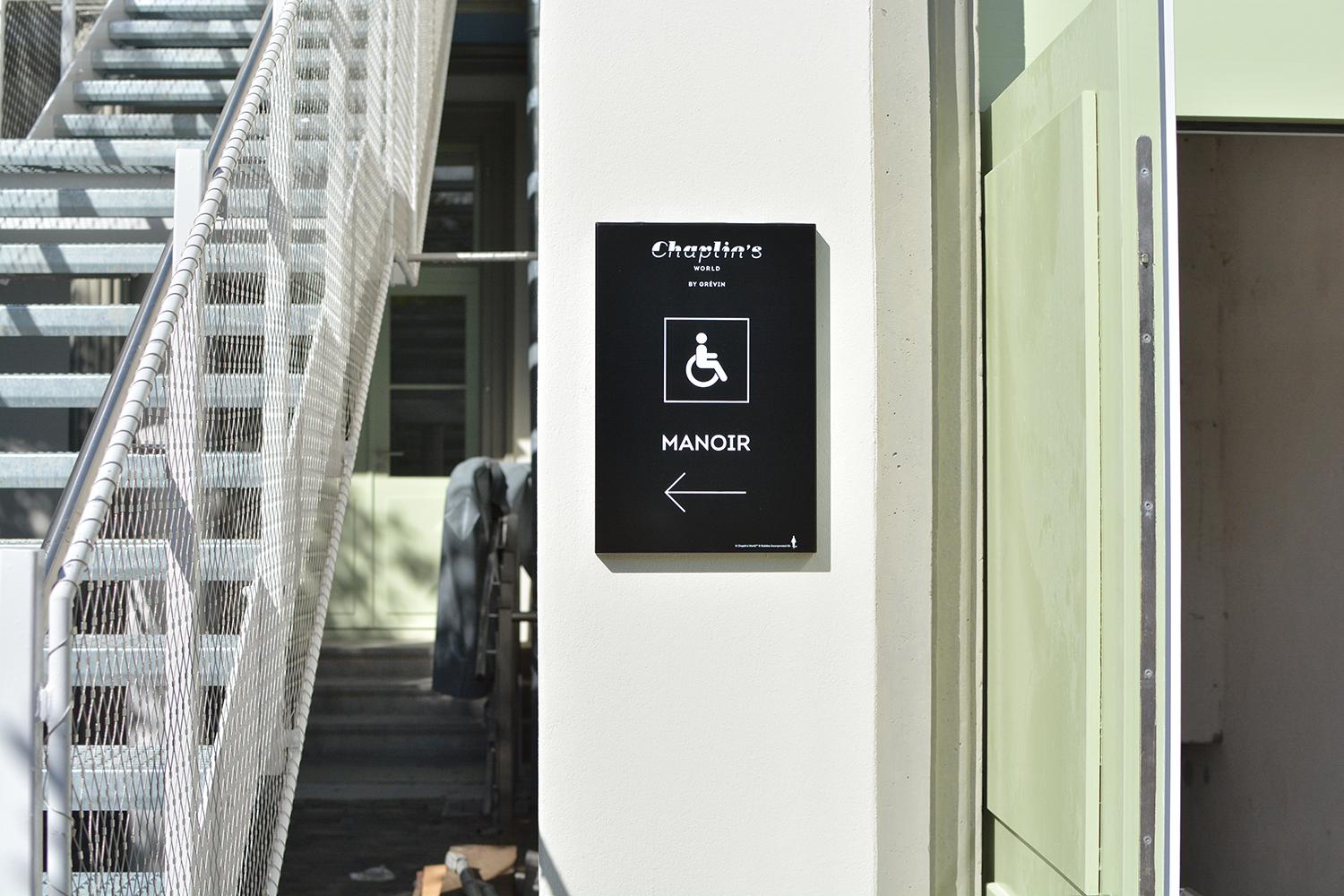 Signalétique musée Chaplin