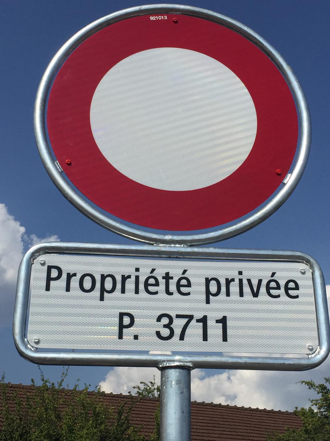 Signalétique routière