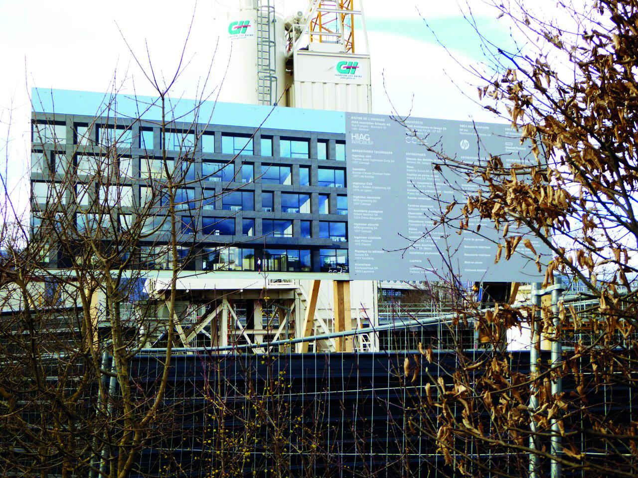 Panneau de chantier