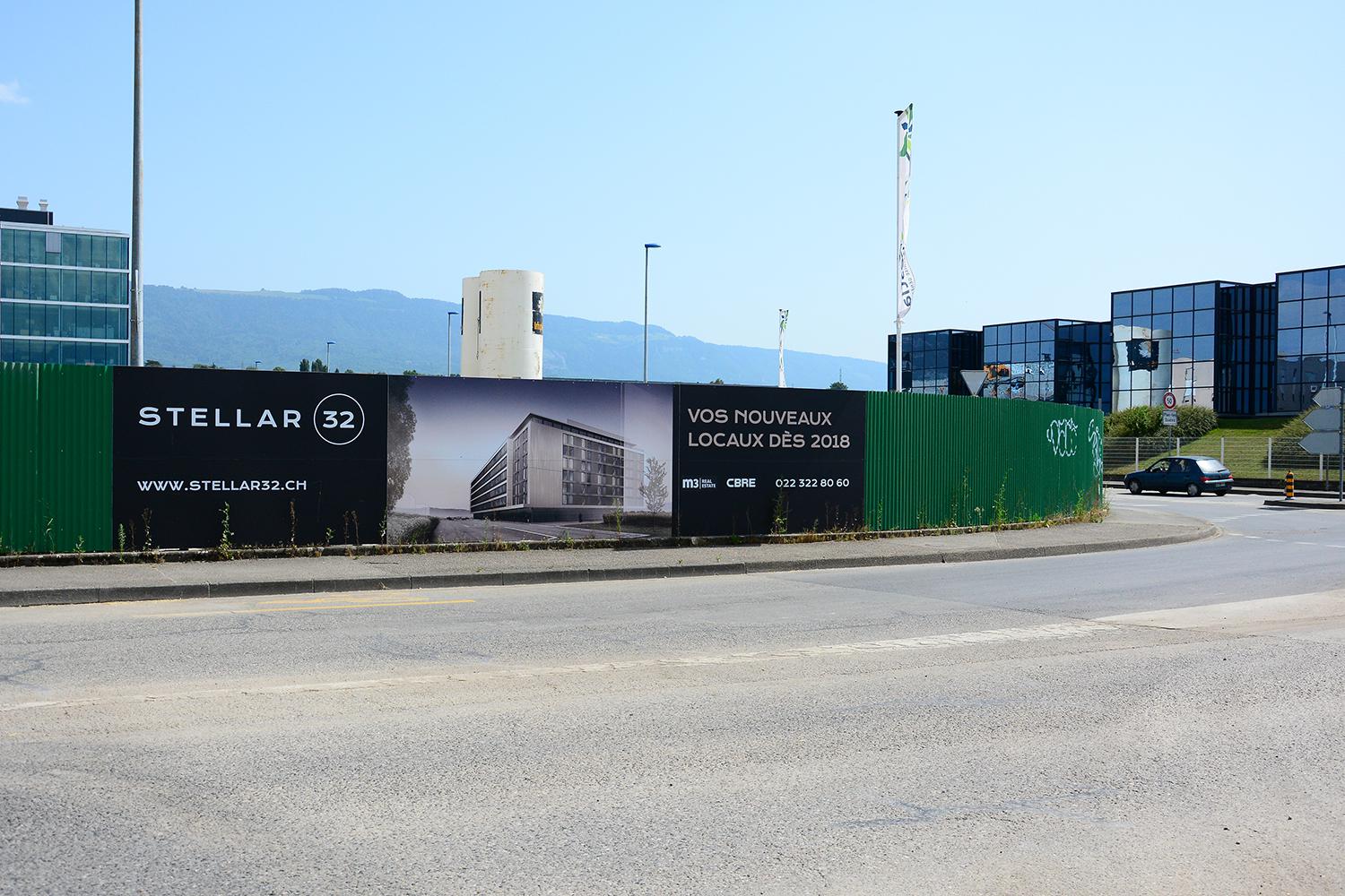 Panneau de chantier