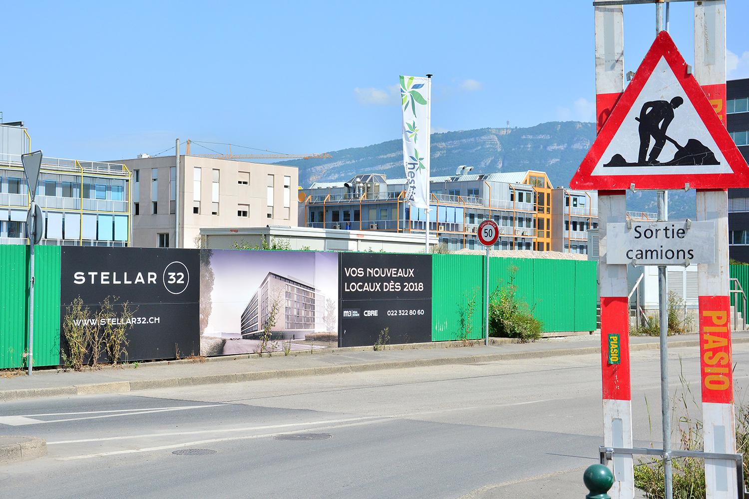 Panneau de chantier