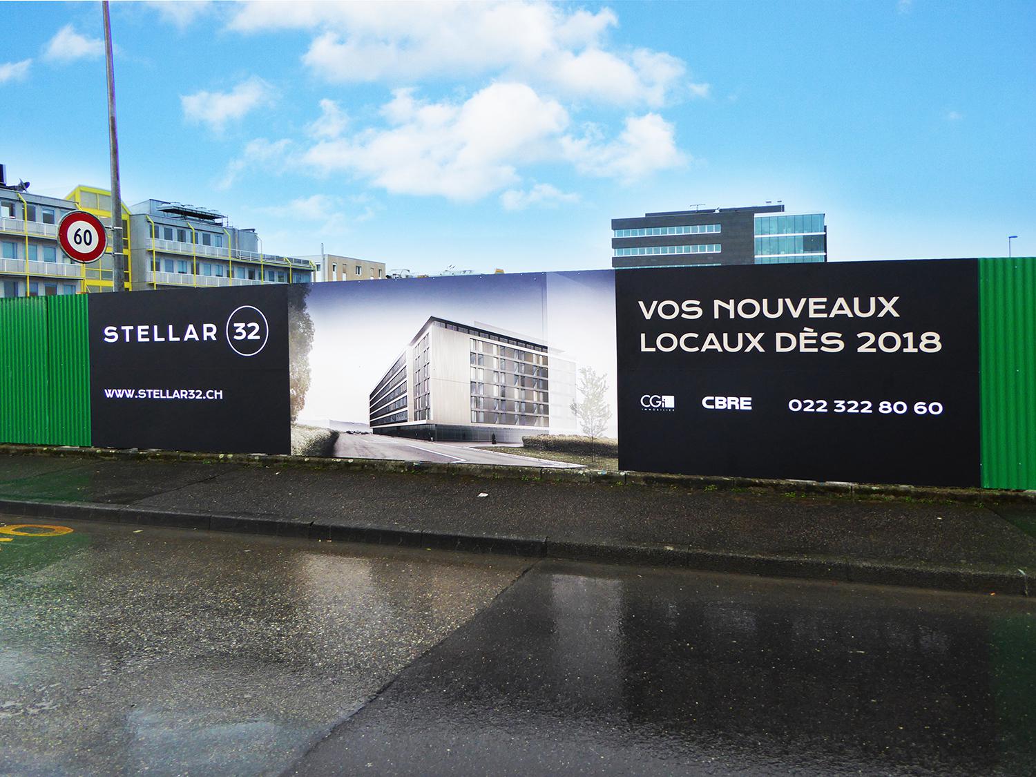 Panneau de chantier
