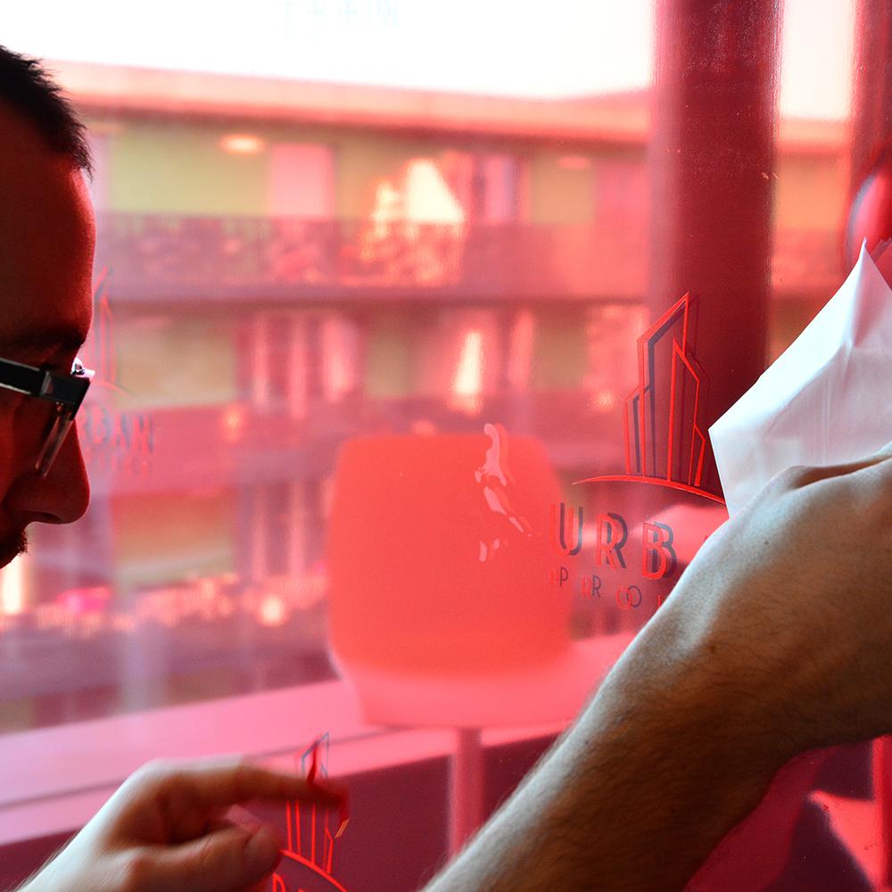 Décoration vitrage intérieur