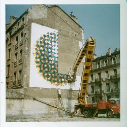 1971 Panneau bord du lac construction