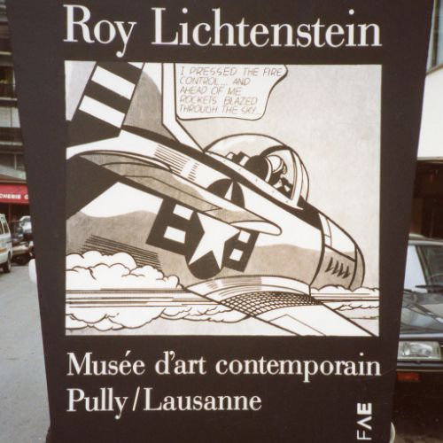 Panneau trapèze Loutan pour le MUsée d'Art Contemporain de Lausanne, 1993