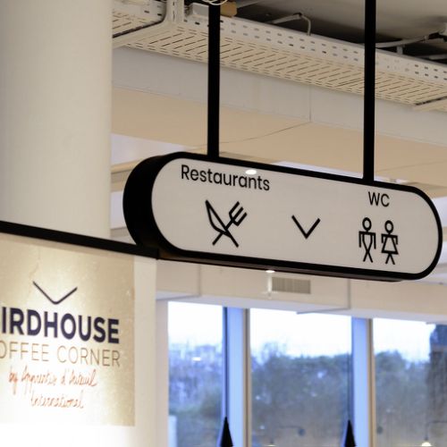 Enseigne conçue, réalisée et posée par nos équipes Loutan