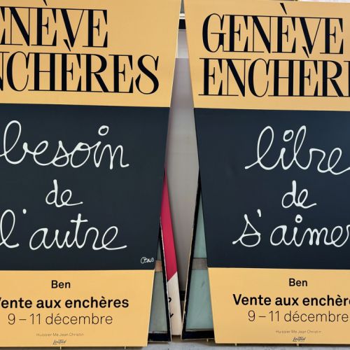 Trapèze Genève Enchères, Ben.